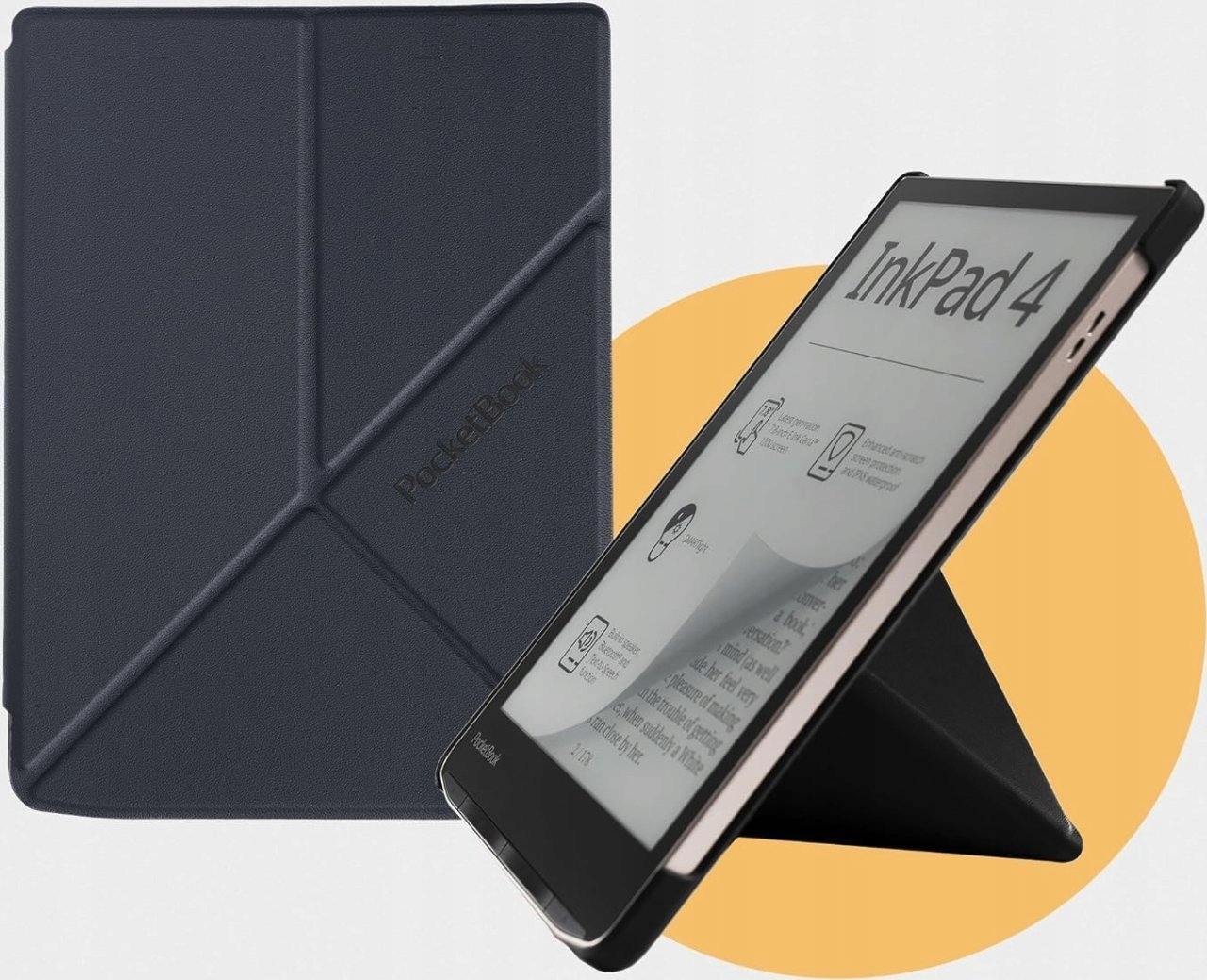 PocketBook Origami Czarny 7,8" do InkPad 4 InkPad Color 3 InkPad Color