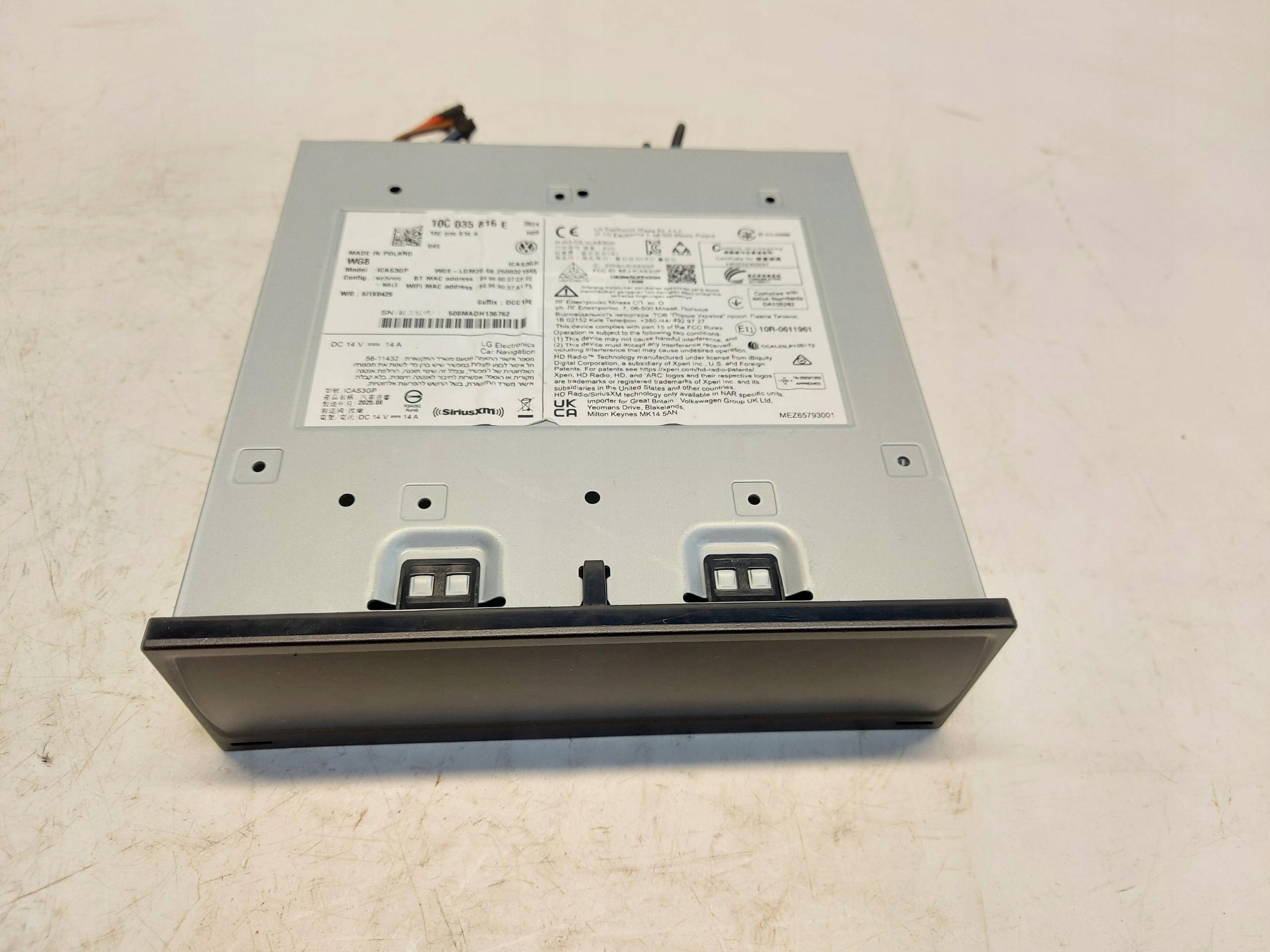 VW ID5 GTX 11E Modulo autoradio MMI online 10C035816E