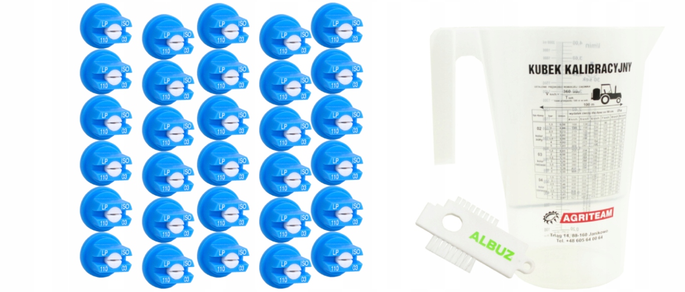 KOMPLET DYSZ NA BELKE 15M LP 110 03 ALBUZ GRATIS