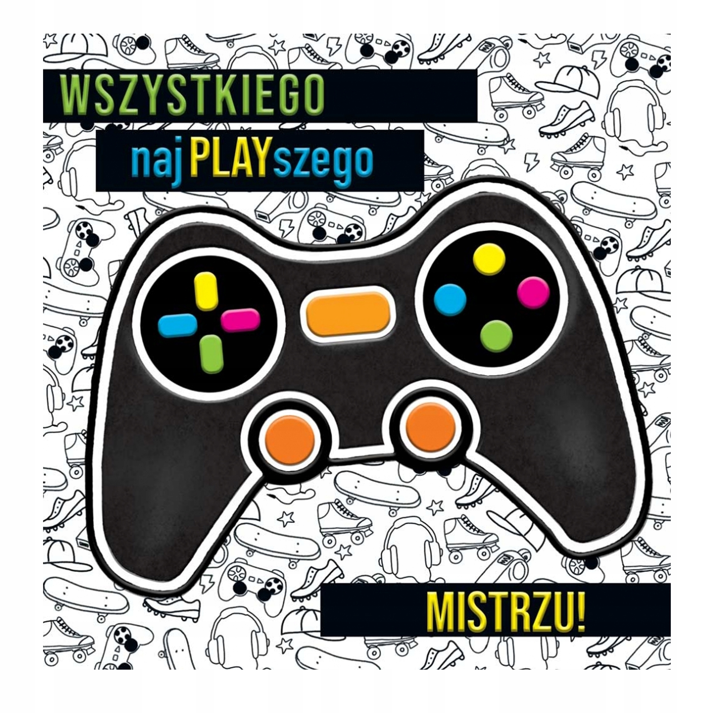 

Karnet Kwadrat Tłoczony Neon Pad 15x15cm Henry