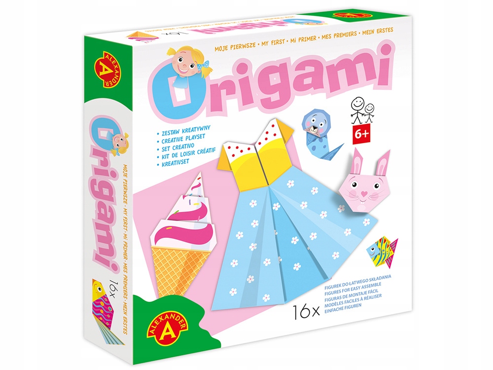 

Moje Pierwsze Origami Zestaw Kreatywny Sukienka 6+