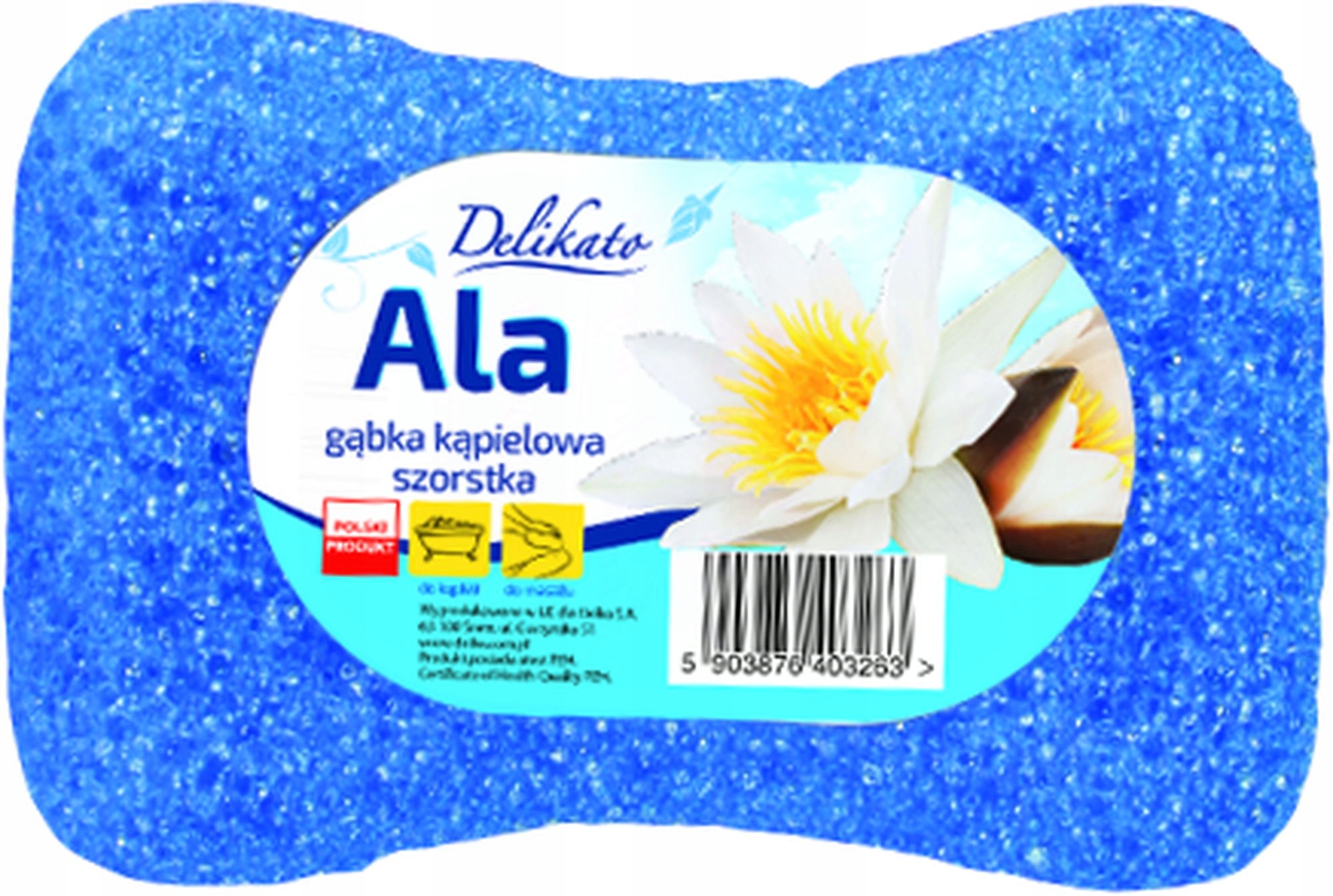 

Gąbka kąpielowa Delikato Ala szorstka