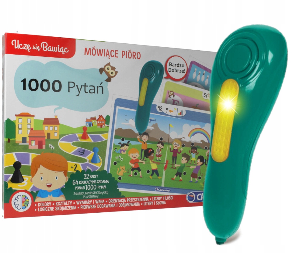 

Clementoni Mówiące Pióro 1000 Pytań 64 Plansze