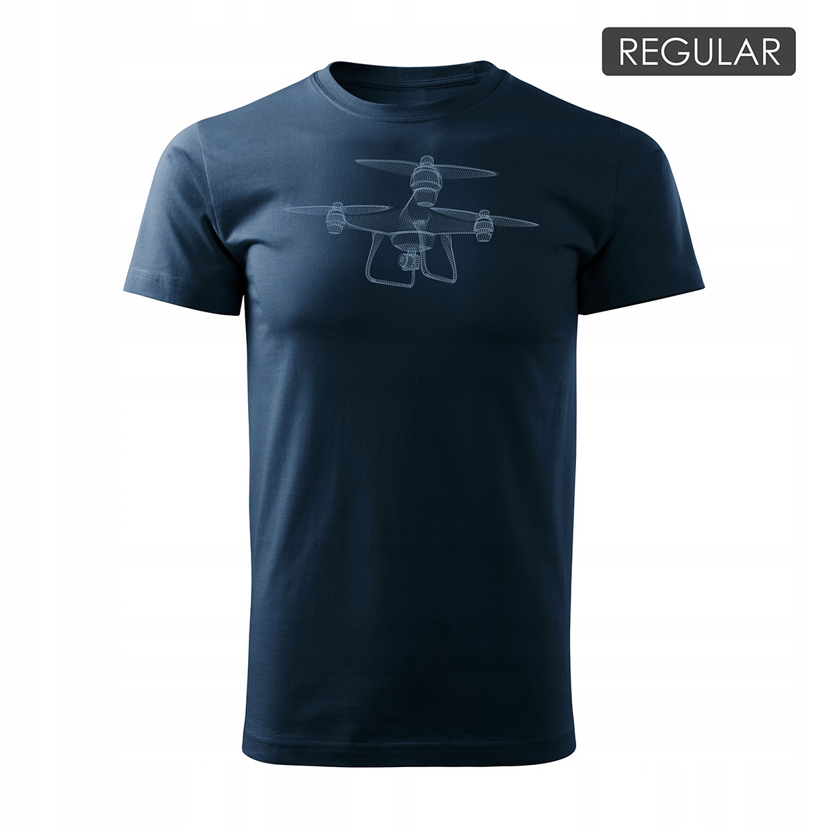 

Koszulka z dronem dron drone quadrocopter Regular