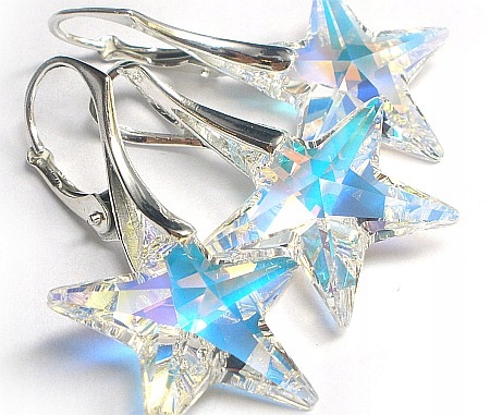 Akce Krystaly Náušnice Přívěsek Gw