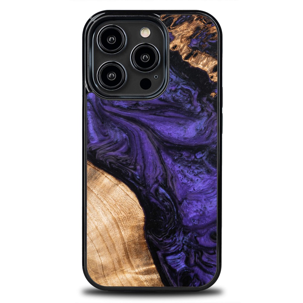 Pouzdro Bewood Unique pro iPhone 14 Pro fialové