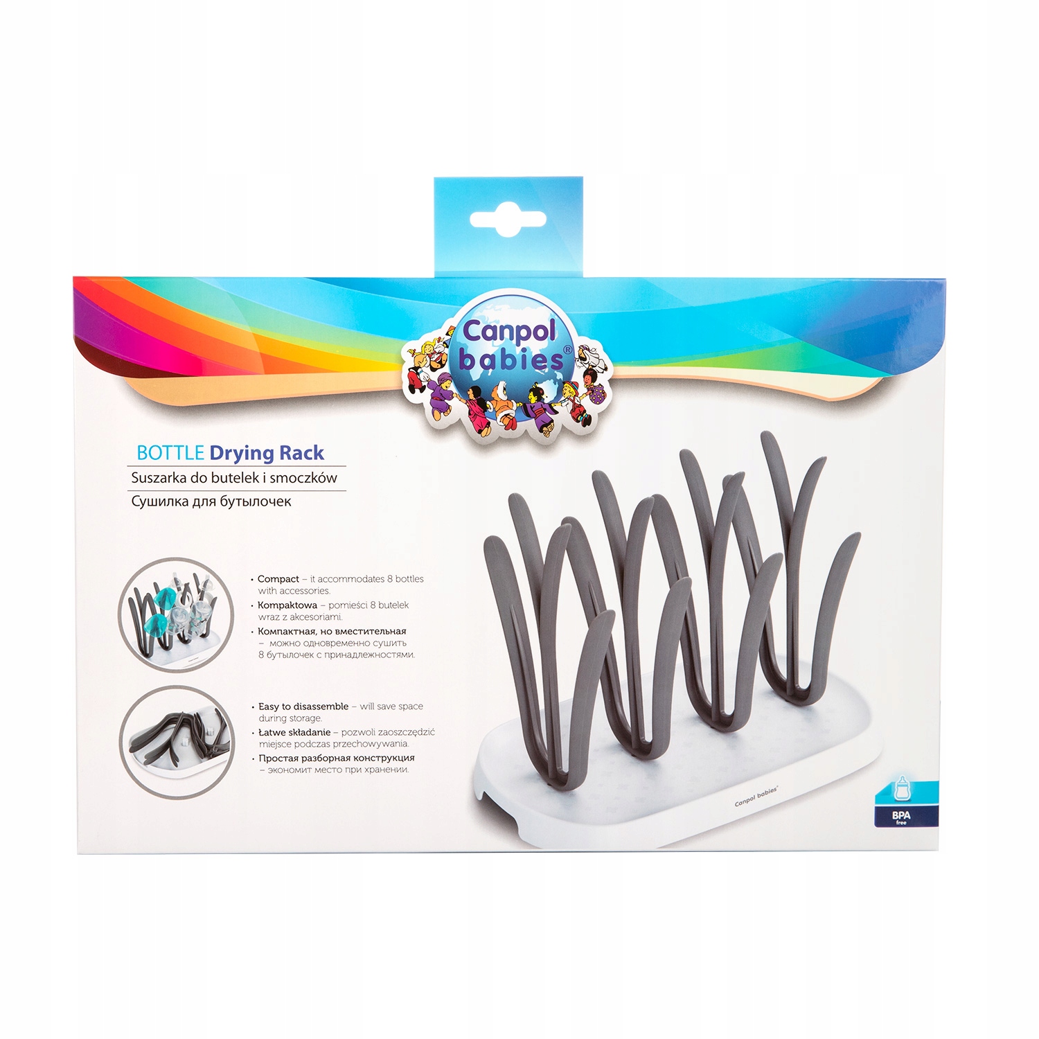 CANPOL SUSZARKA UNIWERSALNA DO BUTELEK AKCESORIÓW Rodzaj ociekacz (suszarka)