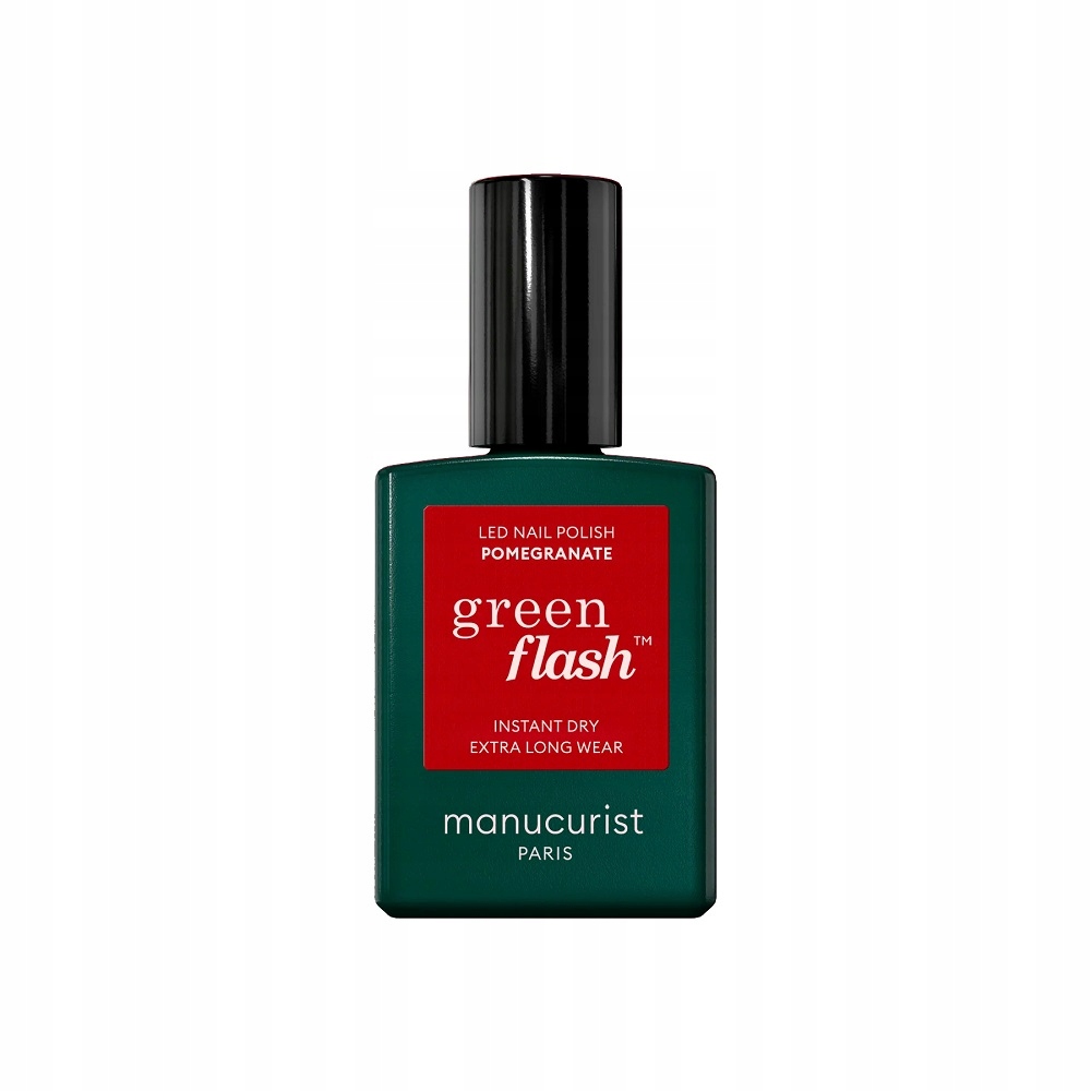 Manucurist Green Flash Led Gel Nail Lacquer Lak Na Nehty Pomegranate