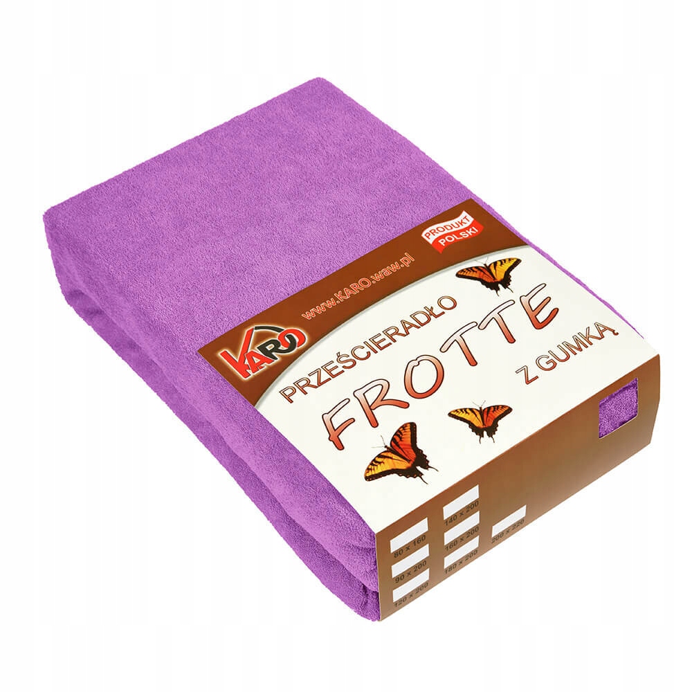 

Prześcieradło frotte z gumką 160×200 Fuksja