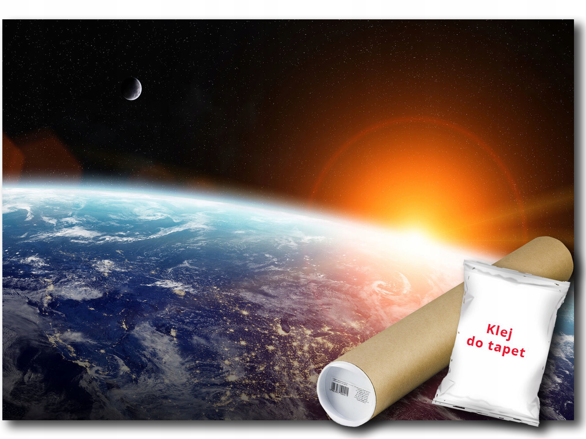 Fototapeta Vinylová Obloha Kosmos Vesmír Planéta Zem Slnko 416x254