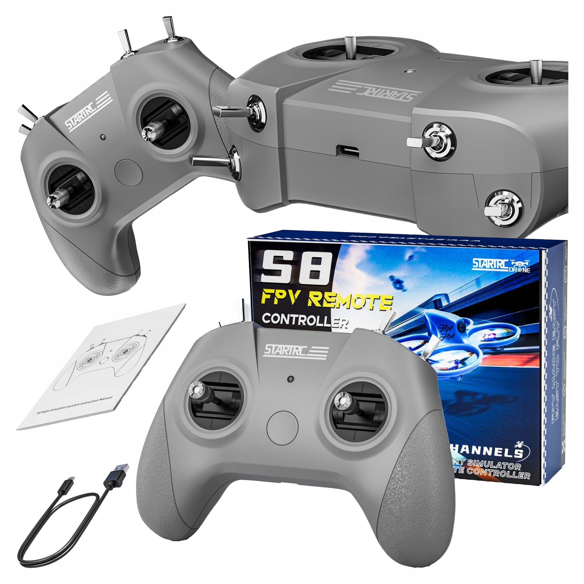 Sterownik symulatora lotu RC 8 kanałów FPV pilot drona