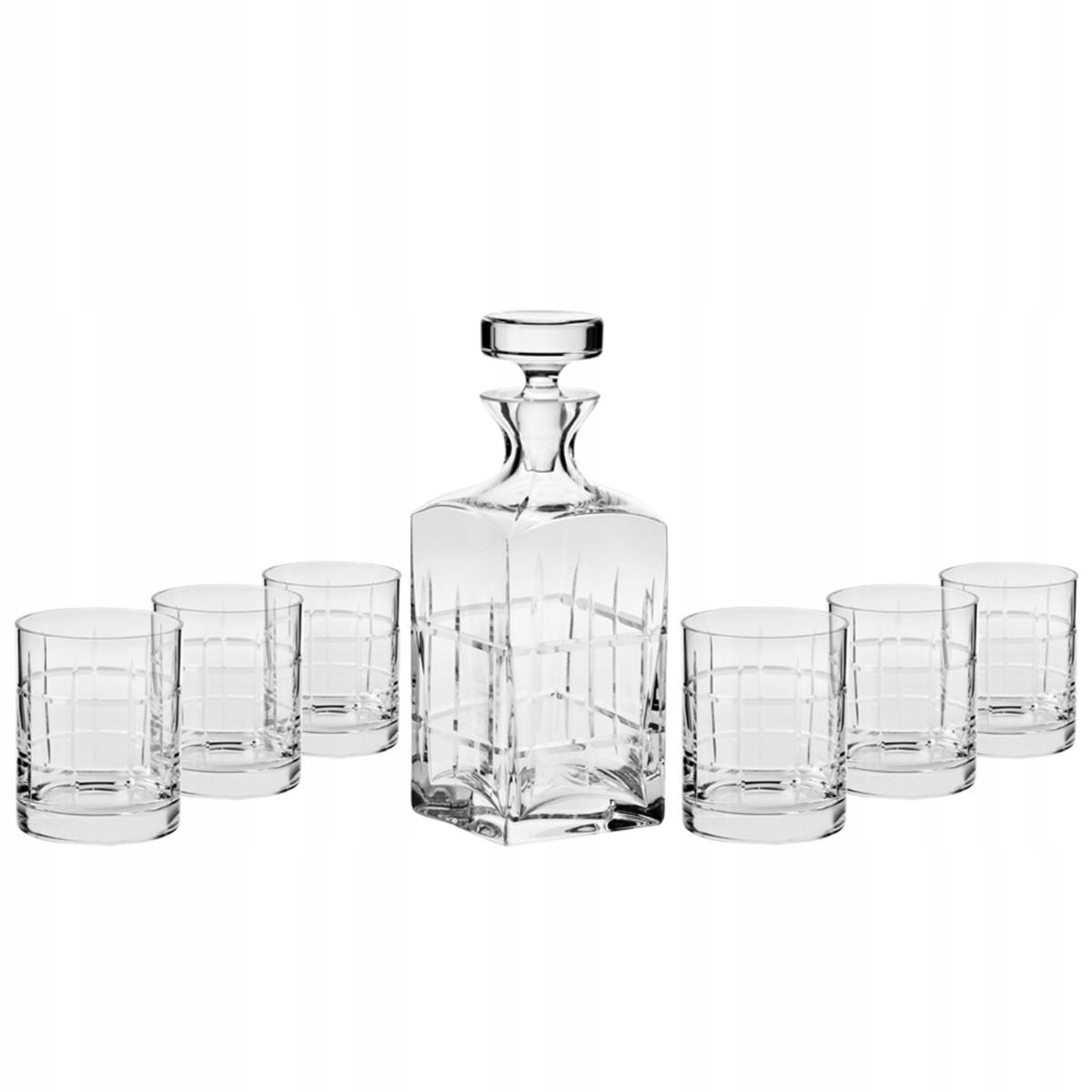 Sada na whisky Noble (7 kusov) Krosno ručne vyrobená