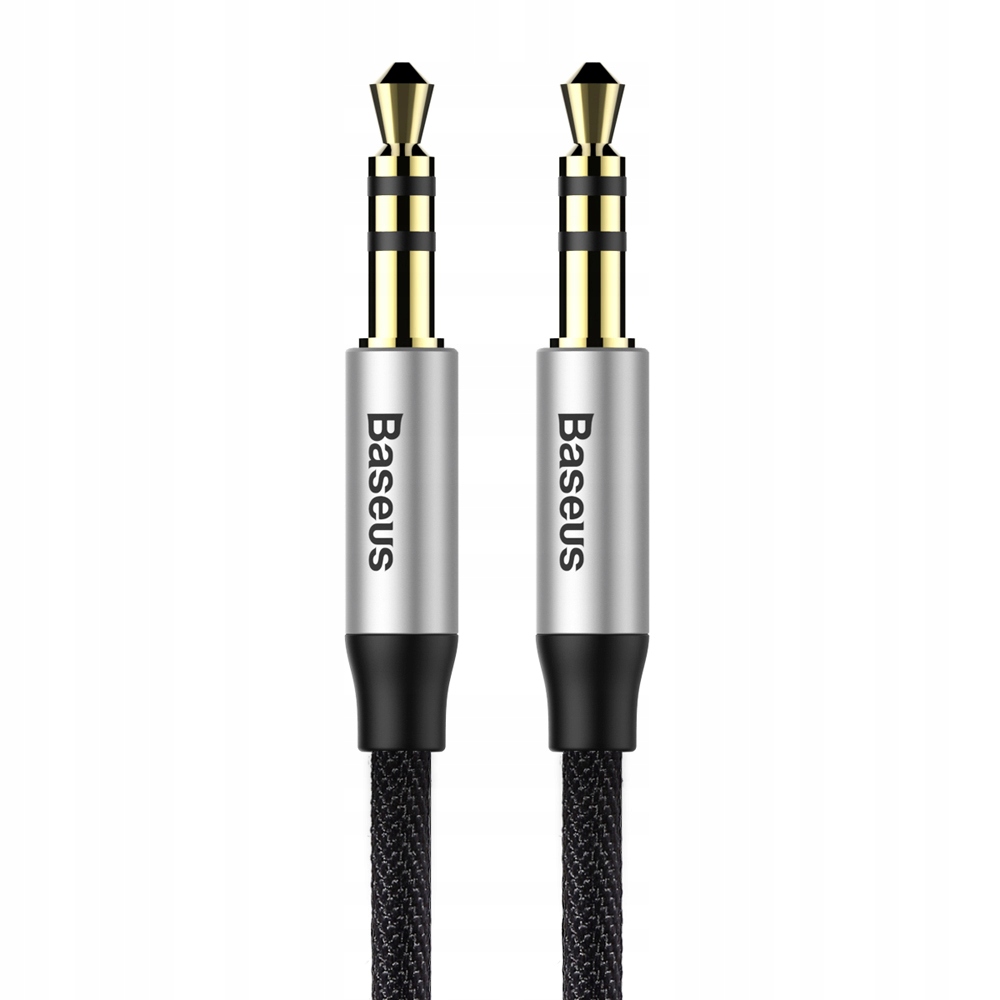 Baseus kabel audio Yiven M30 jack 3,5 mm jack 3,5 mm 1,5 m srebrno-czarny