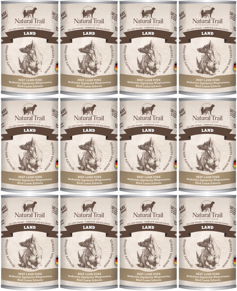 Levně Natural Trail Land 12 x 400 g