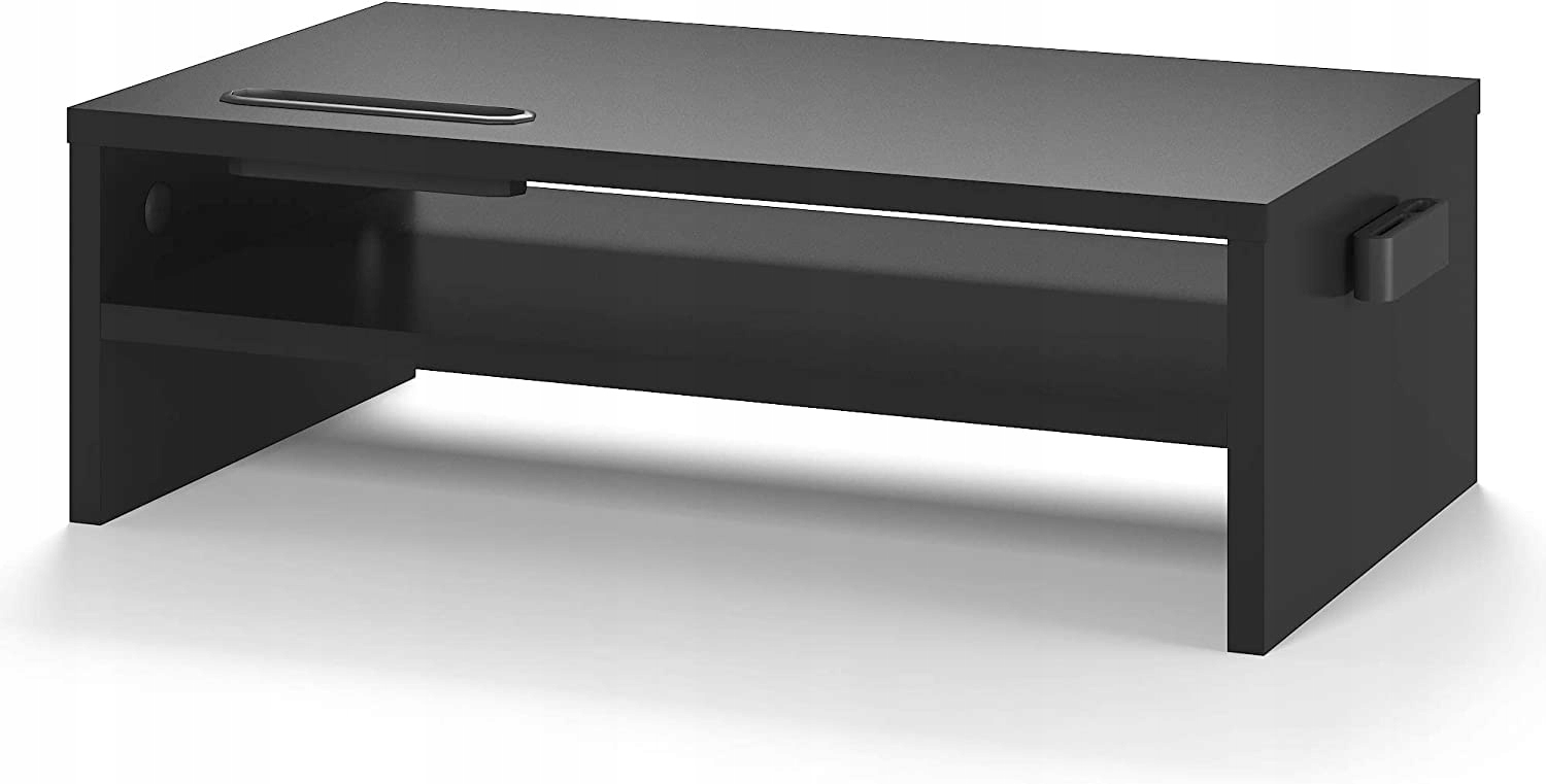 BONTEC STOJAK NA MONITOR PODSTAWKA POD LAPTOP KOMPUTER PC IMAC 42CM CZARNY — miniatura 8