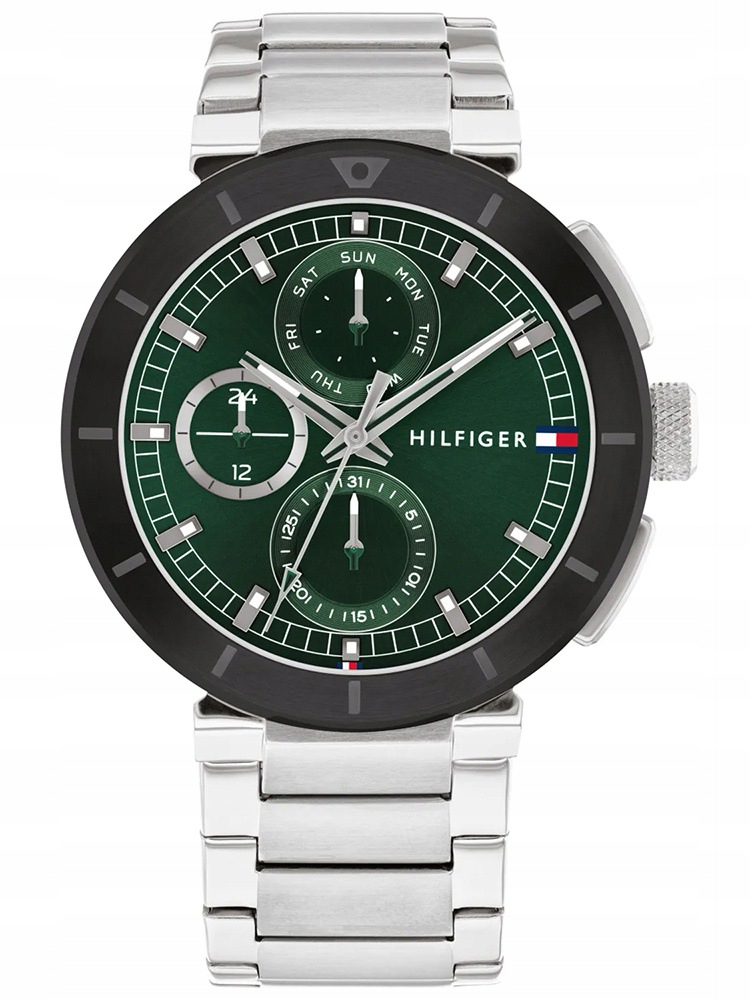 Pánské Hodinky Tommy Hilfiger 1792117 Stříbrná Datumovka 50 M Na Den Přítele
