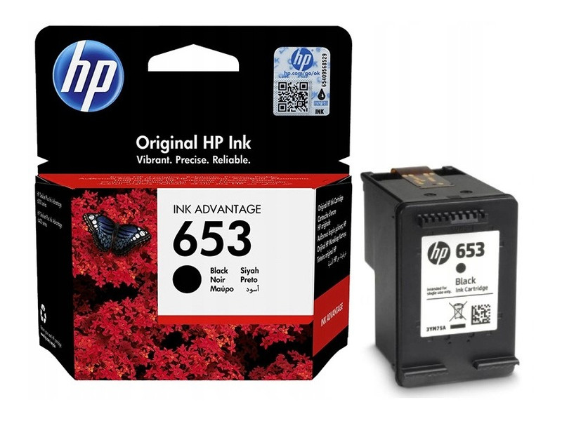

Tusz Hp 653 Czarny 3YM75AE 6475 6075