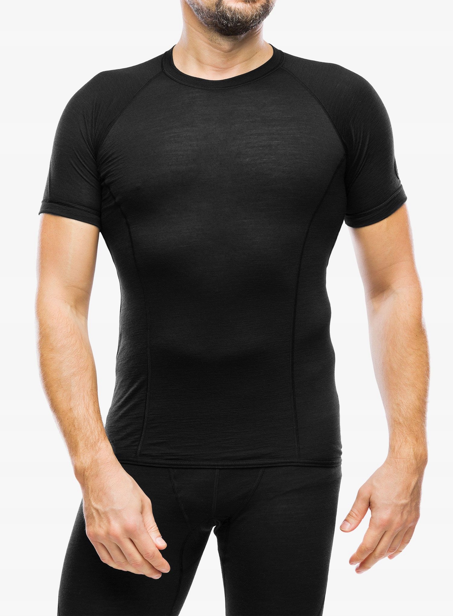 Tričko Sensor Merino Air S/s černé/černé XL