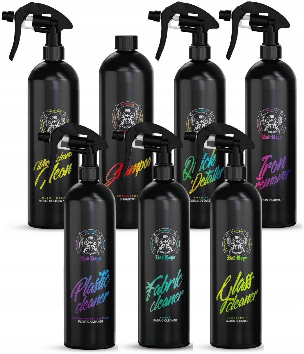 RR Customs RRC Bad Boys Mega Zestaw Kosmetyków Do Auta Detailing Prezent