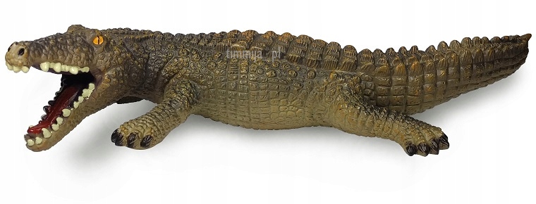 DUŻY ALIGATOR KROKODYL GAD GUMOWA FIGURKA 43cm Kod producenta FARM01