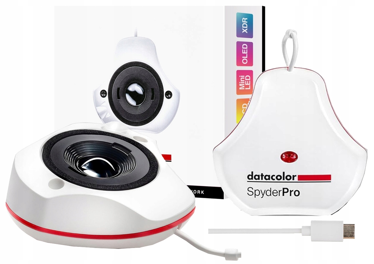 Kalibrátor Pro Tester Monitorů Datacolor Spyderpro S Oledovou Mini-led Kalibrací