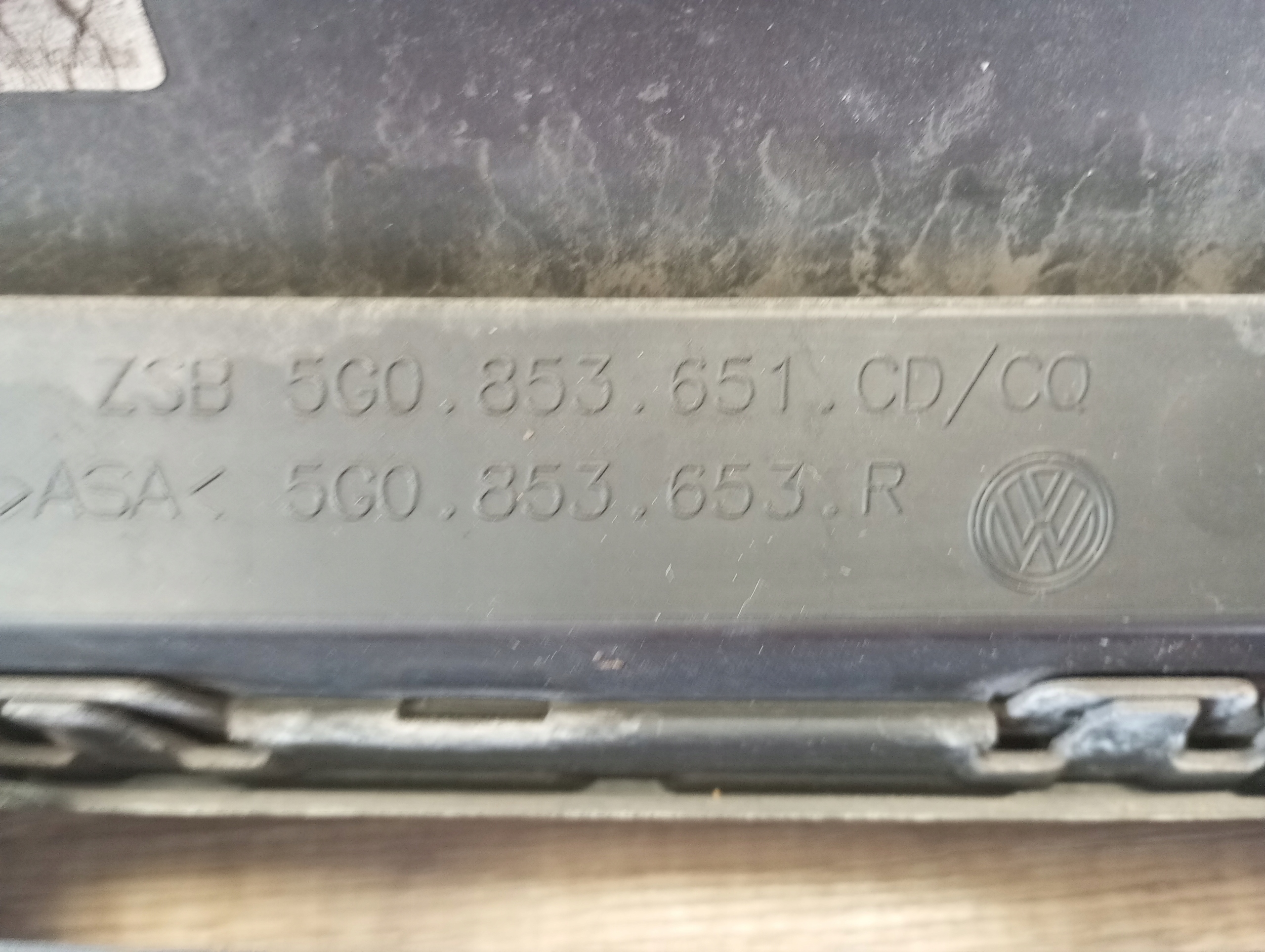 Grille VW GOLF VII 5G0 LIFT 5G0853651CD