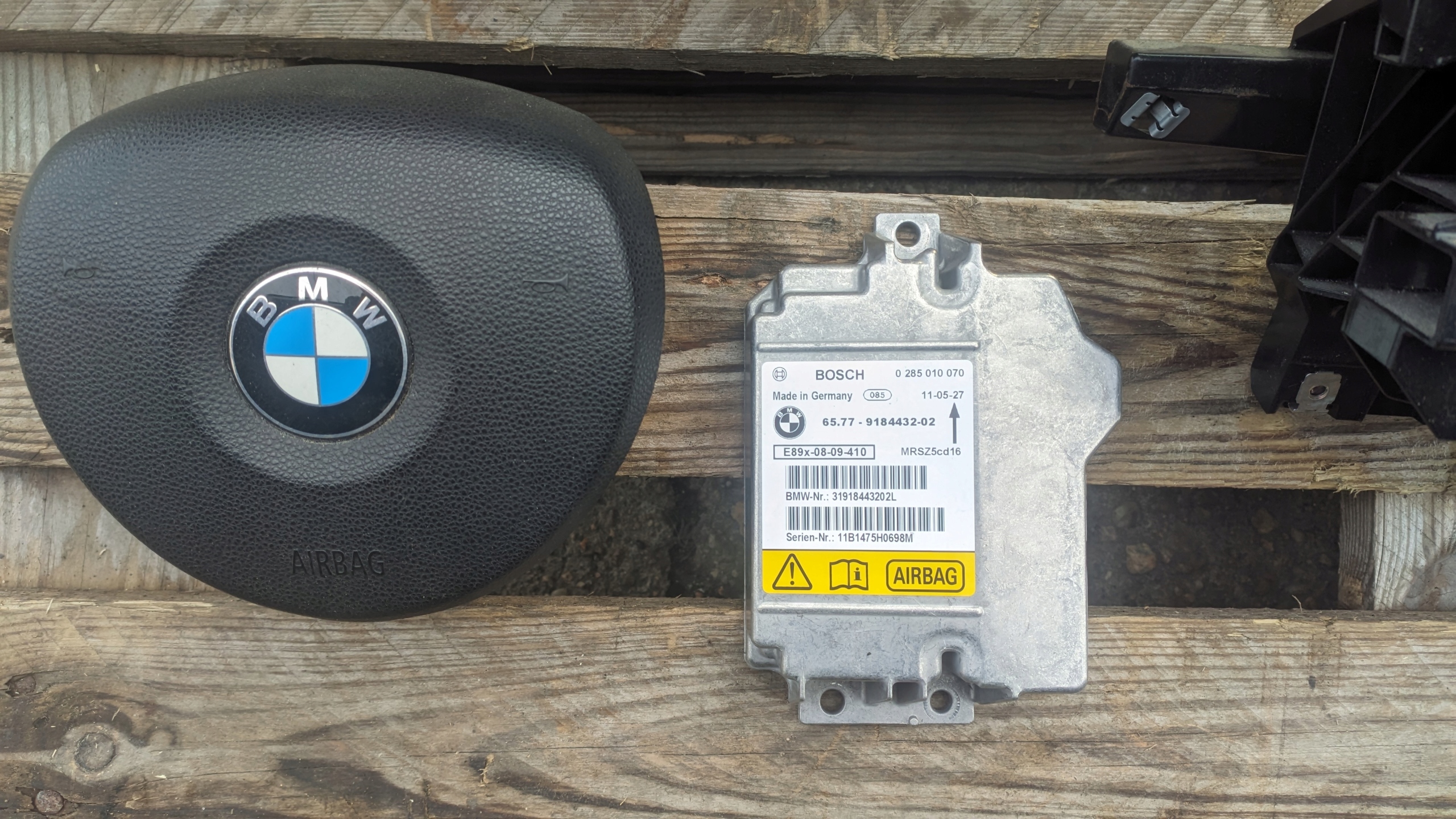 BMW E87 11R dashboard console adjusters airbag SENSOR KOMPLET