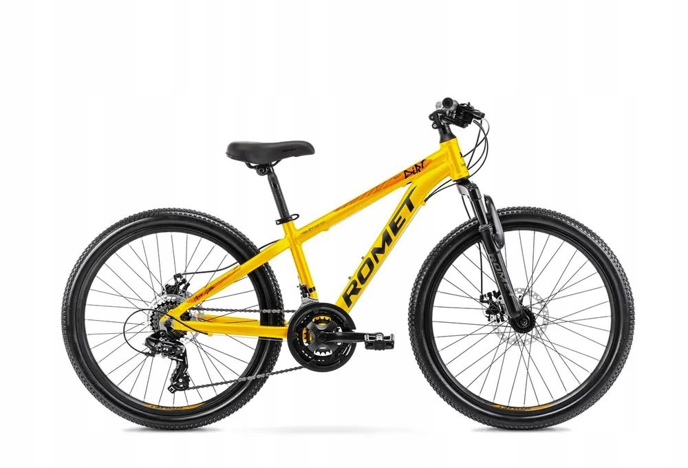 Rower Mtb Romet Rambler Dirt koło 24" rama 13" S żółto-pomarańczowy