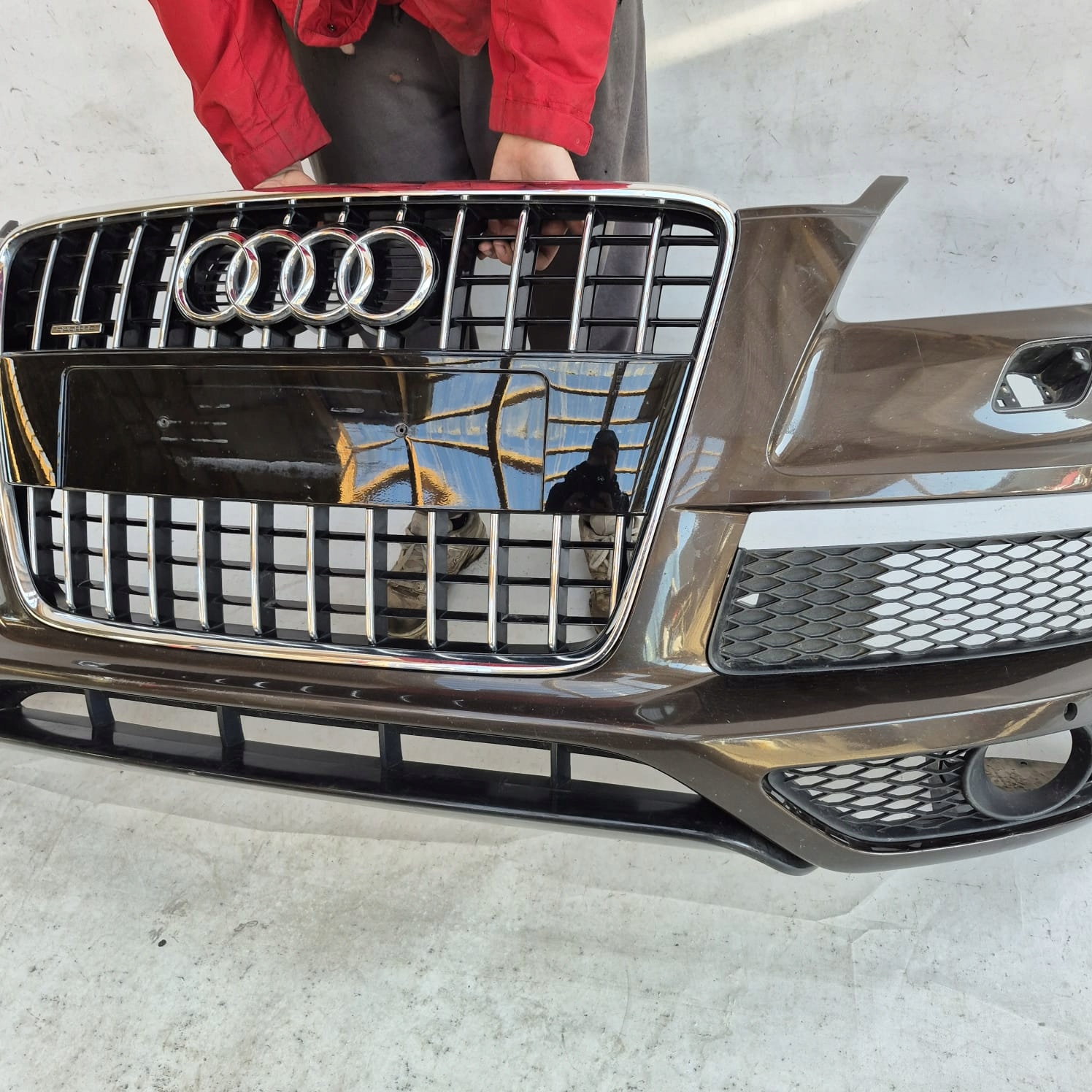 AUDI Q7 and 1 4L S-LINE LIFT 09-15 bumper front front washer PDC