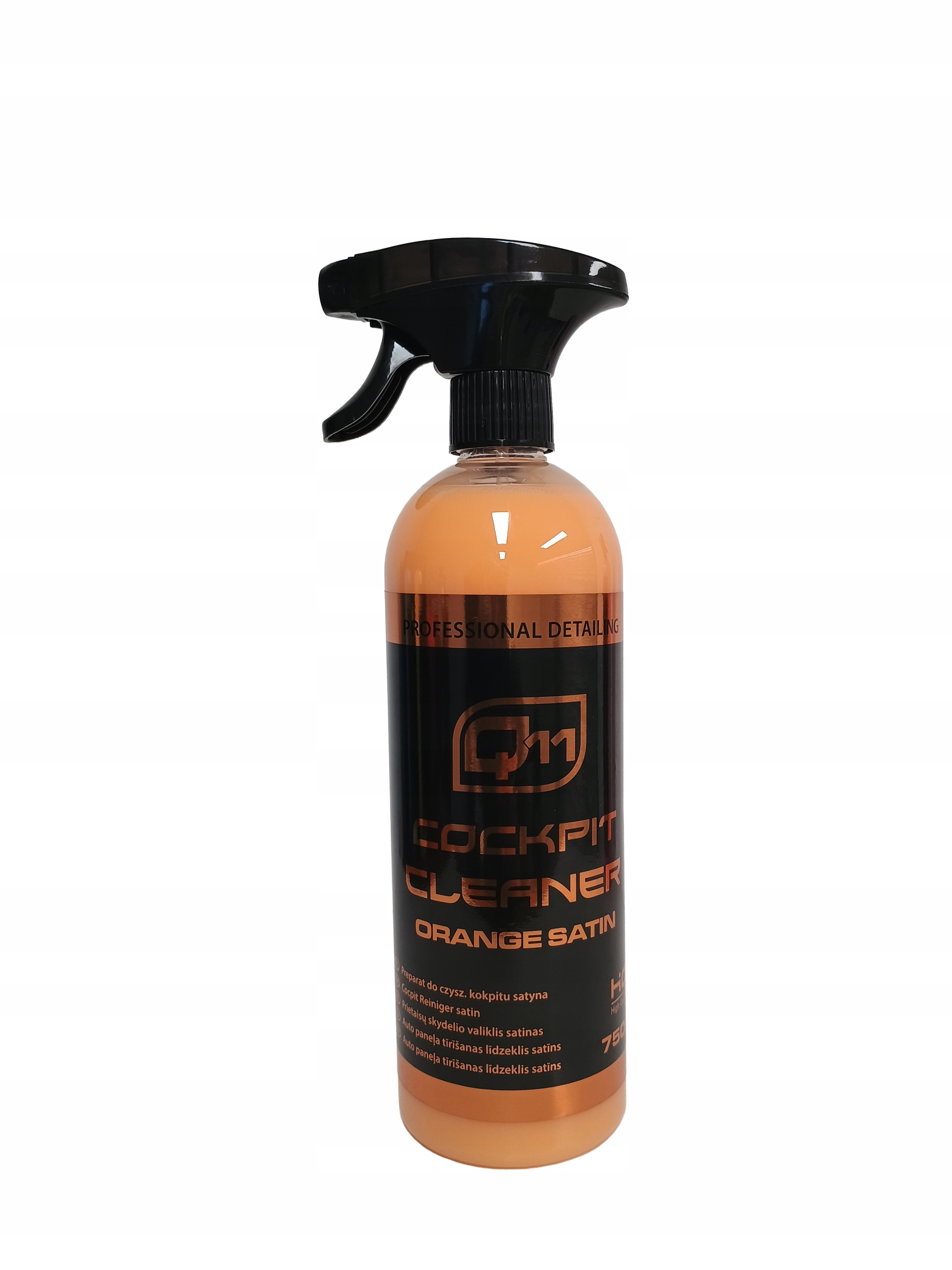 Q11 Orange Preparat Do Czyszczenia Kokpitu 750 ML Satyna Z Atomizerem