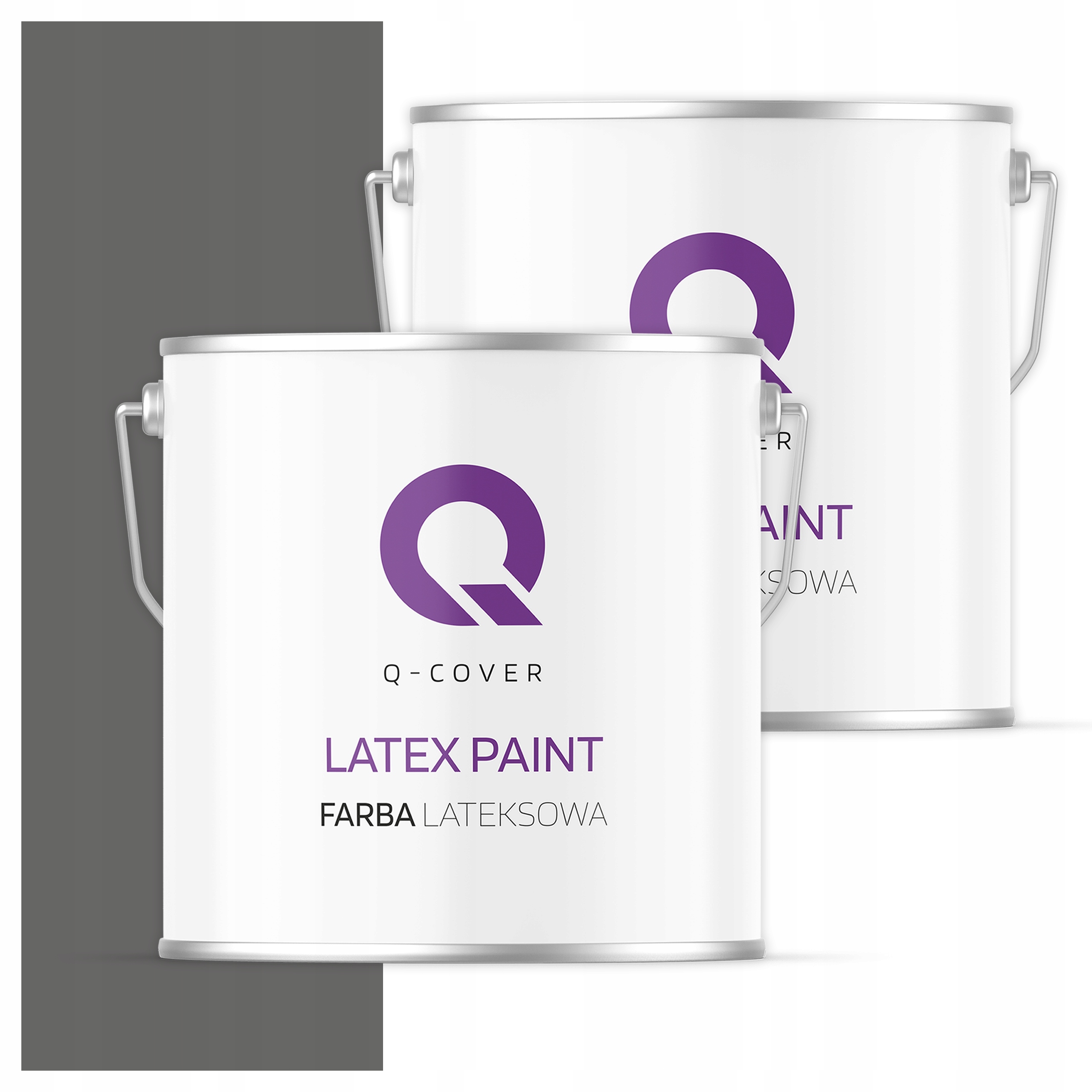 Latexová farba na interiér steny Stropy 5L Hlboká grafitová matná H1213