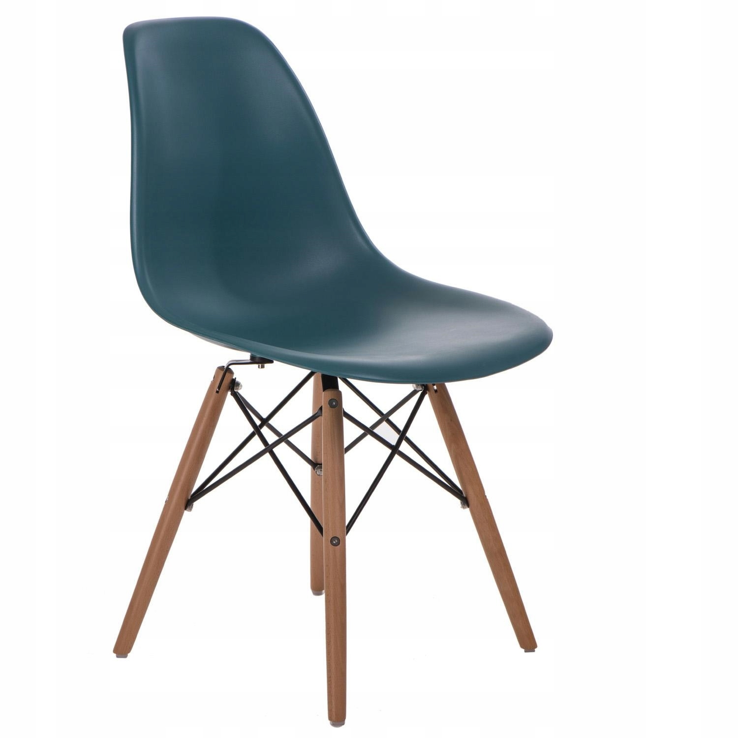 

Krzesło P016W Pp navy green, drewniane nogi