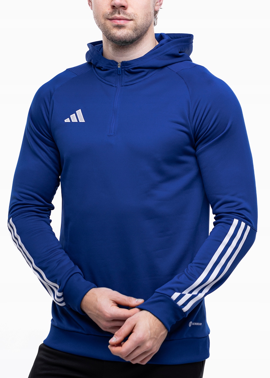 adidas pánská mikina s kapucí sportovní hoodie zip 1/4 Tiro 23 vel L