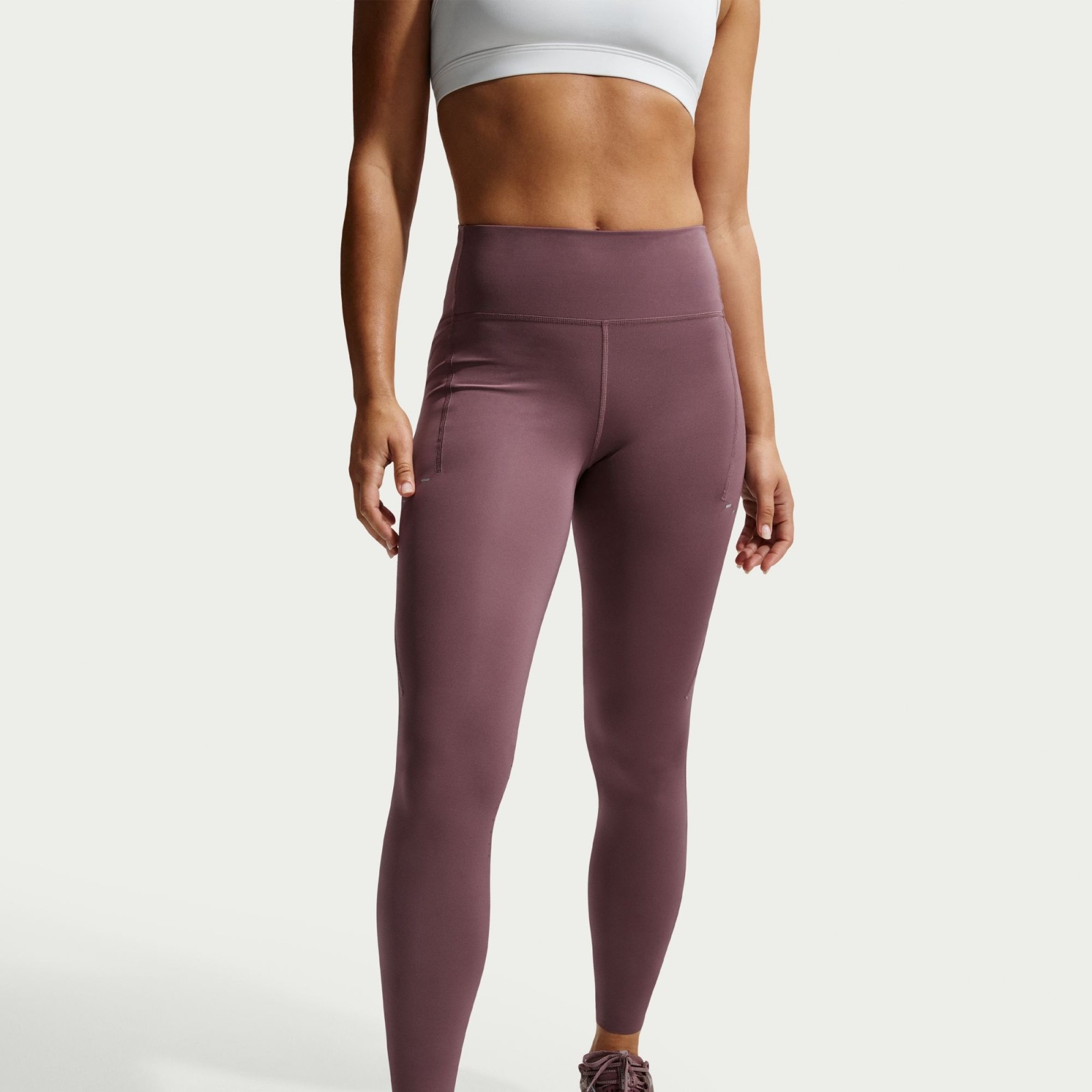 Swift Womens High-Waisted 7/8 Running Leggings with Pockets