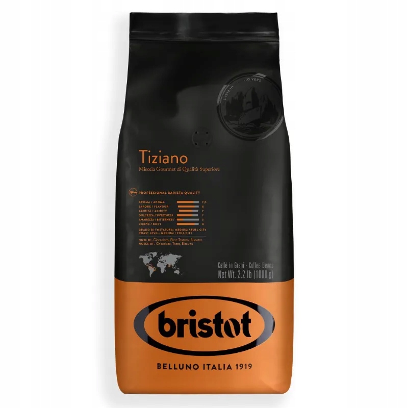 Bristot Tiziano kawa ziarnista 1 kg