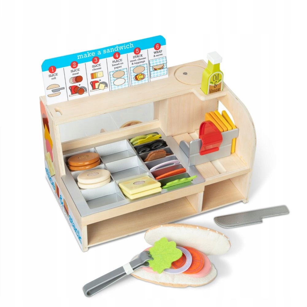 

Zestaw dla dzieci Bar kanapkowy Melissa and Doug