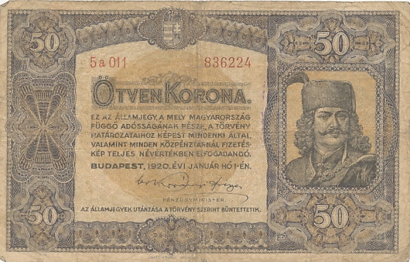 [MB31533] Węgry 50 koron 1920