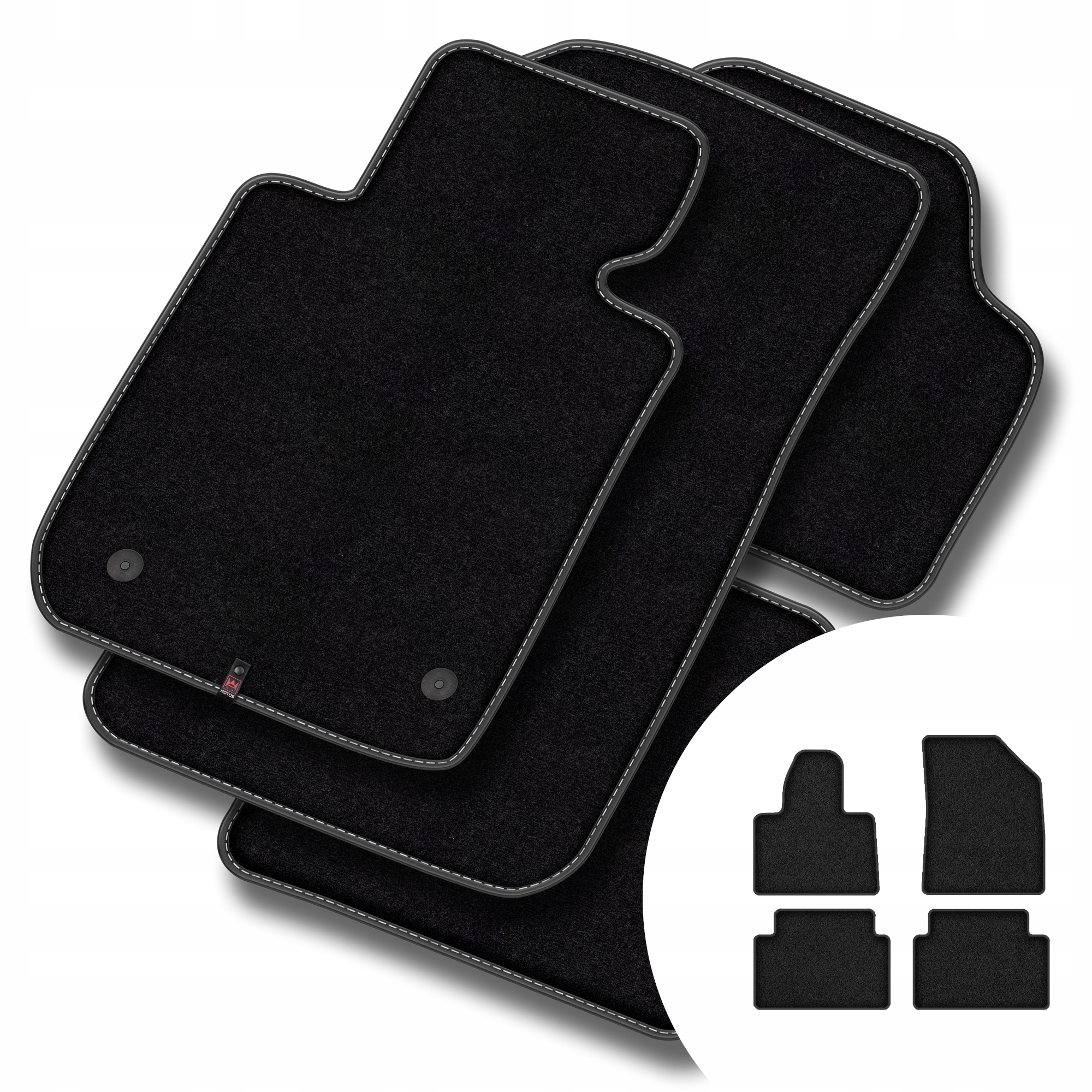 Velurové koberce Premium pro Citroen C5 II 2008-2017