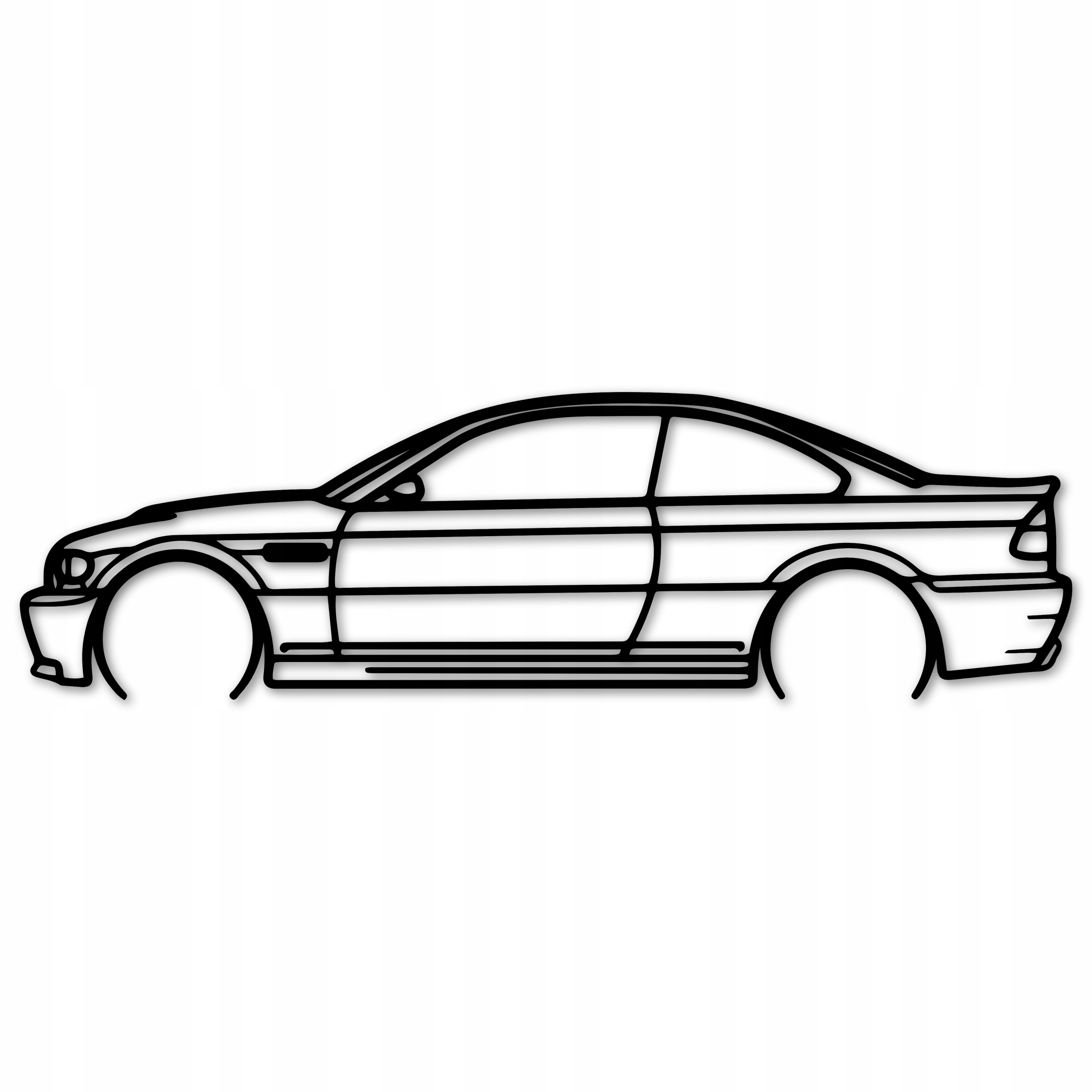 Ažurový Obraz Automobil Bmw e46 m3 Automobilový Průmysl Nástěnná Dekorace Panel 80 cm