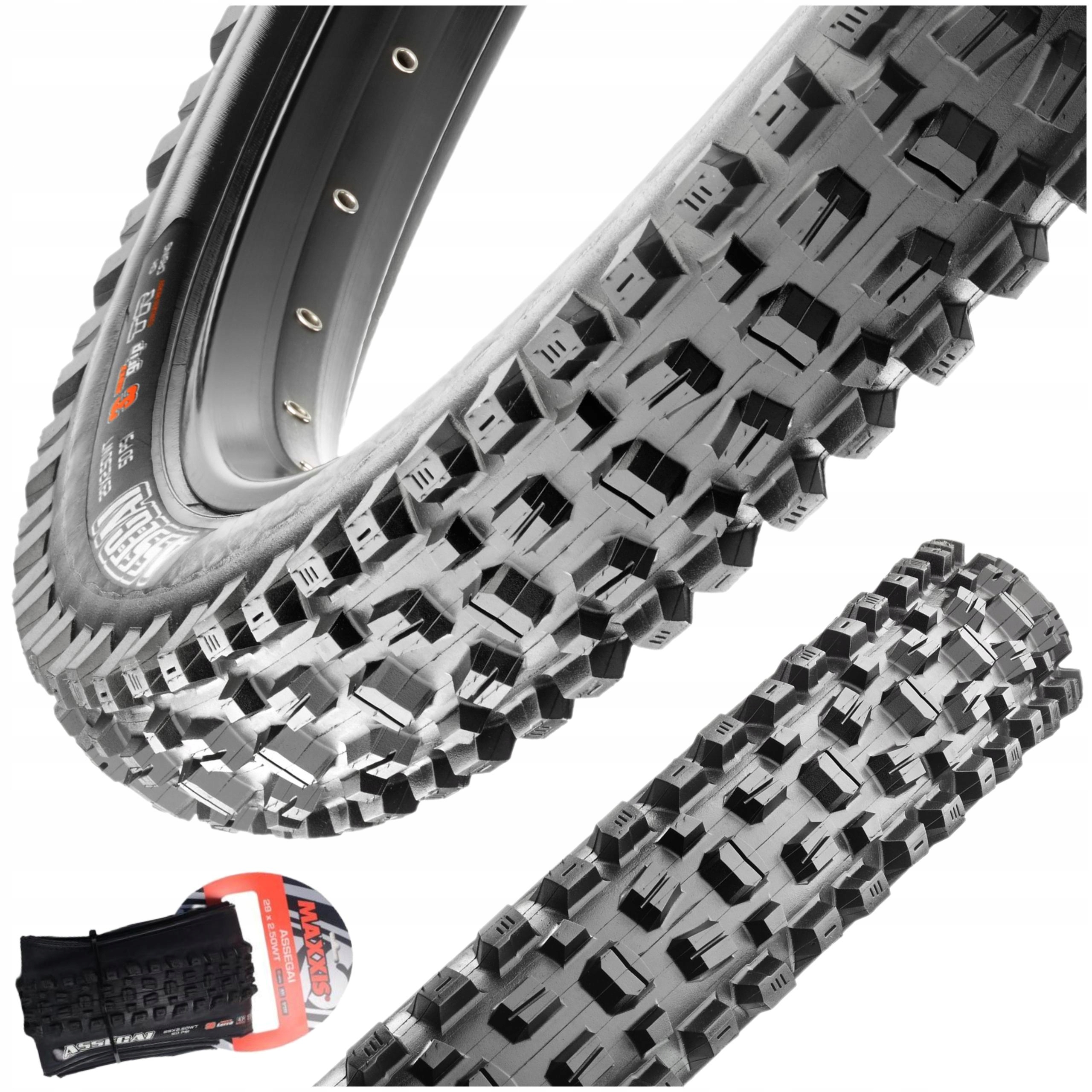 Opona Rowerowa 29x2,50 Maxxis Assegai 3CG/DH Casing/tr Zwijana (63-622)