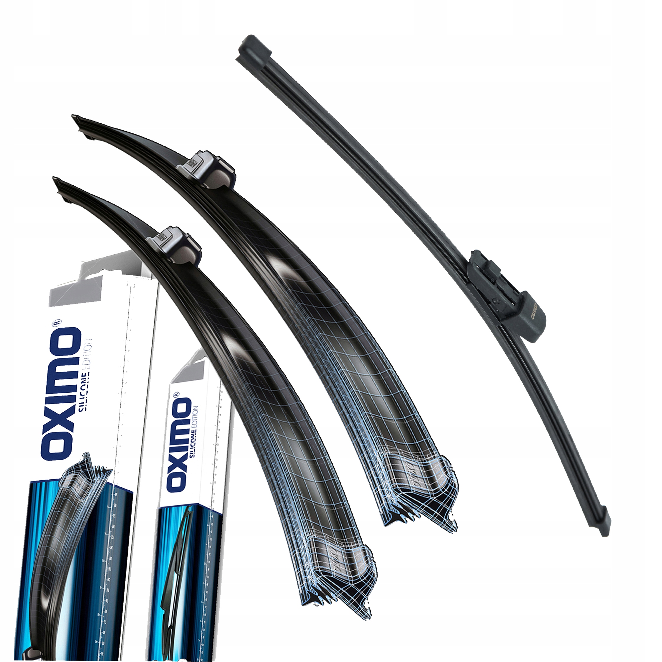 Wycieraczki komplet przód tył Vw Golf VII 2012-