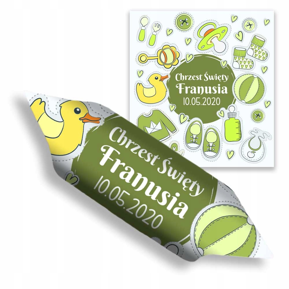 KRÓWKI personalizowane Chrzest Św Roczek Urodzinki Baby Shower każda okazja Marka inna
