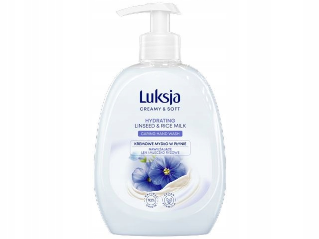 

Mydło W Płynie Luksja Creme, Len I Mleczko Ryżowe