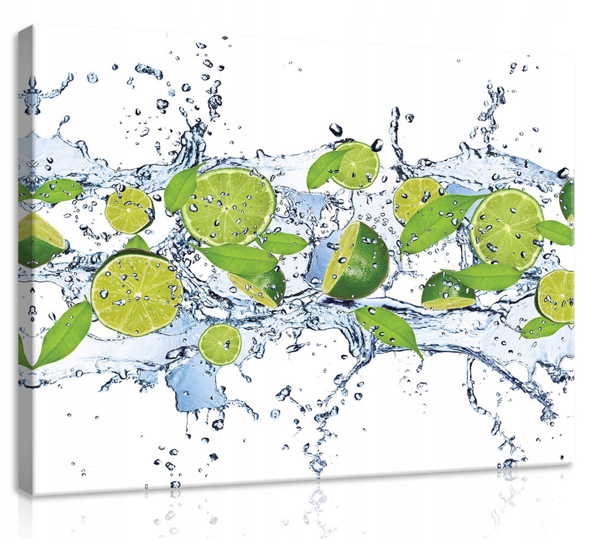 Obraz Na Plátně Canvas 100x75 Limetka Ovoce Voda