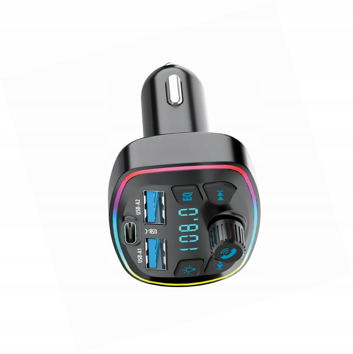 ładowarka samochodowa transmiter Fm Bluetooth 3 wejścia do iPhone 16 Pro