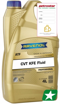 RAVENOL CVT KFE FLUID TOYOTA 4L
