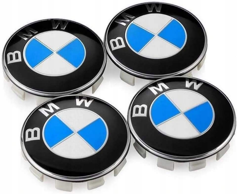 

Dekielki Bmw Kapsle Dekiel 68MM Nowe 4szt(KOMPLET)