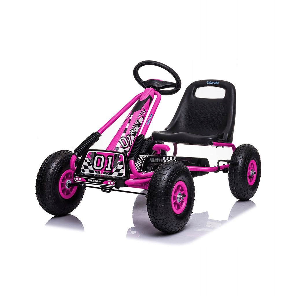 BABY MIX RAZOR GOKART NA PEDAŁY RÓŻÓWY