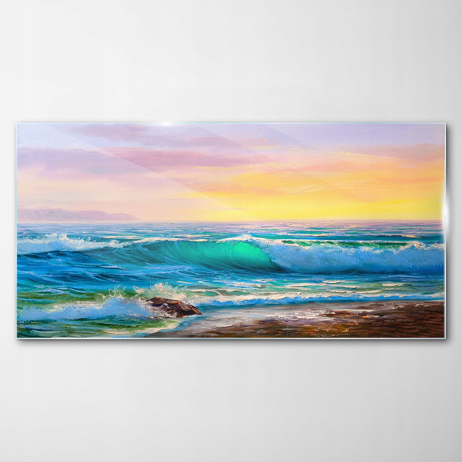 

Obraz Szklany Dekor Morze Wschód Słońca 120x60