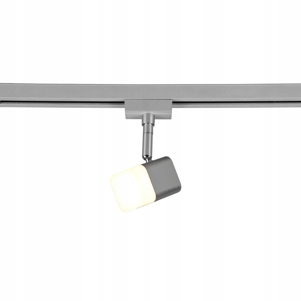 Led kolejnicový spot Metal Stříbrný Pohyblivý 4W 3000K Moderní Duoline Trio